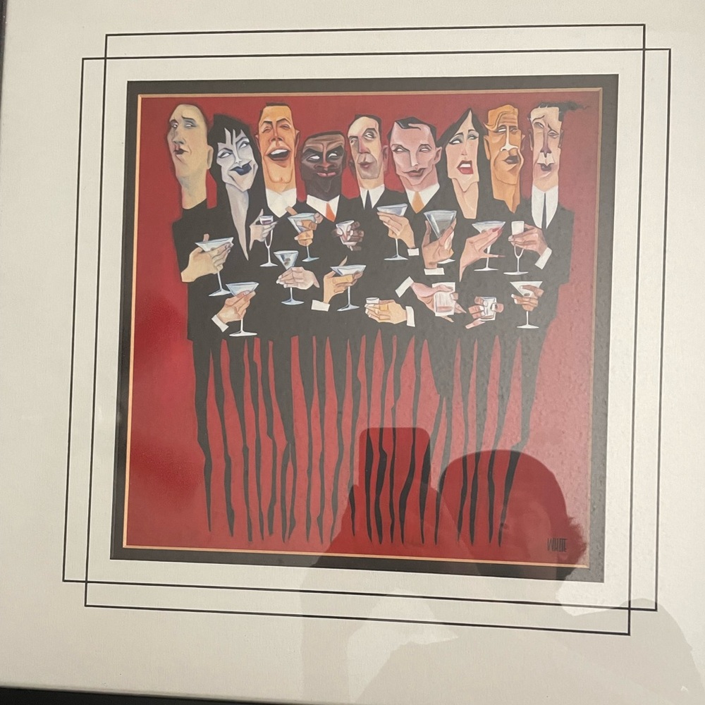 Waiting to serve painting by Todd White